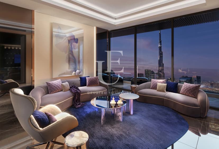 Луксозен апартамент с три спални в Jacob & Co Residences