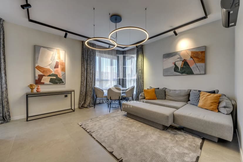 Two-bedroom apartment in a new building in Lozenets district