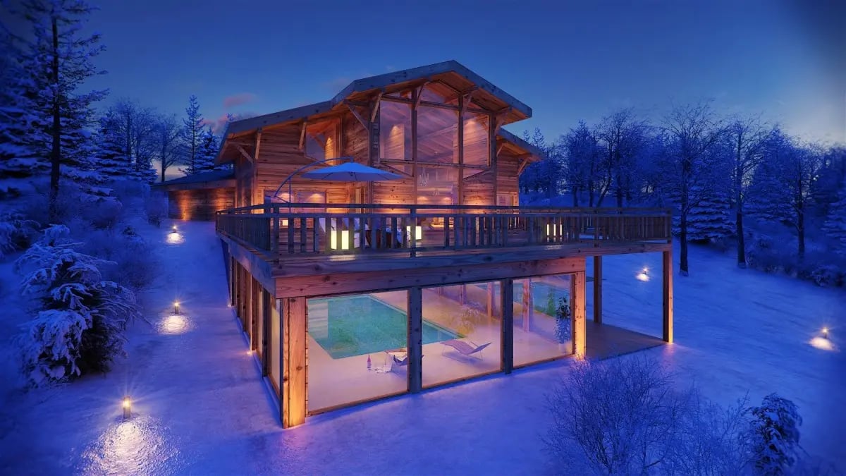 Luxury spacious hut in Switzerland 1