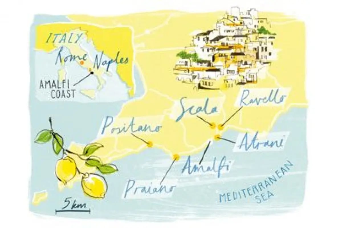 The "big"small restaurants at the Amalfi coast and Capri 2