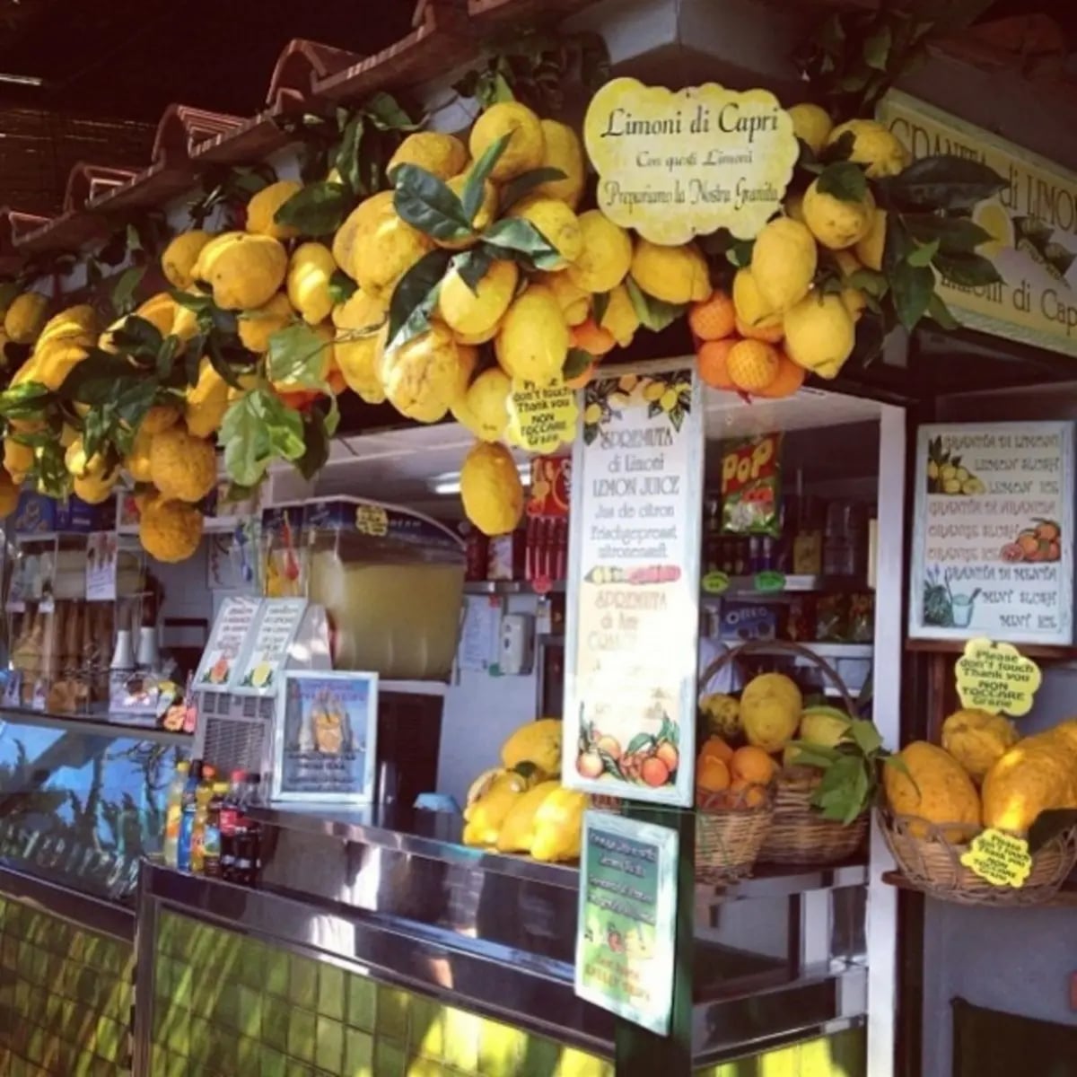 The "big"small restaurants at the Amalfi coast and Capri 5