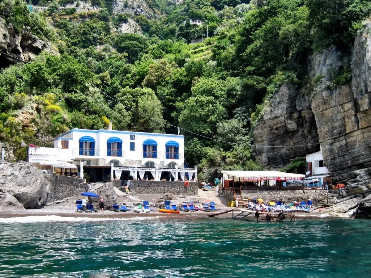 The "big"small restaurants at the Amalfi coast and Capri 25