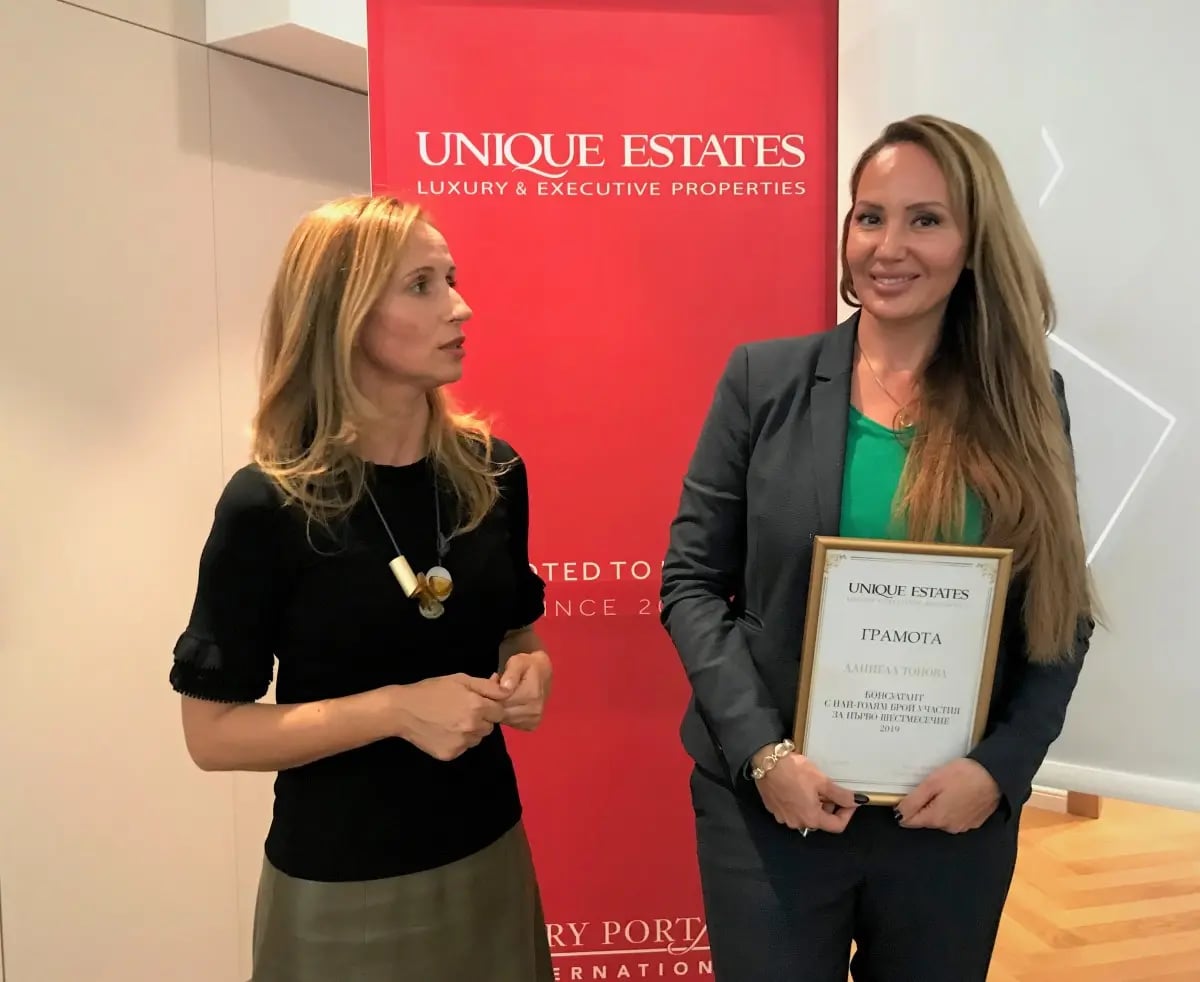 Unique Estates reported its results for the past six months and awarded the team 6