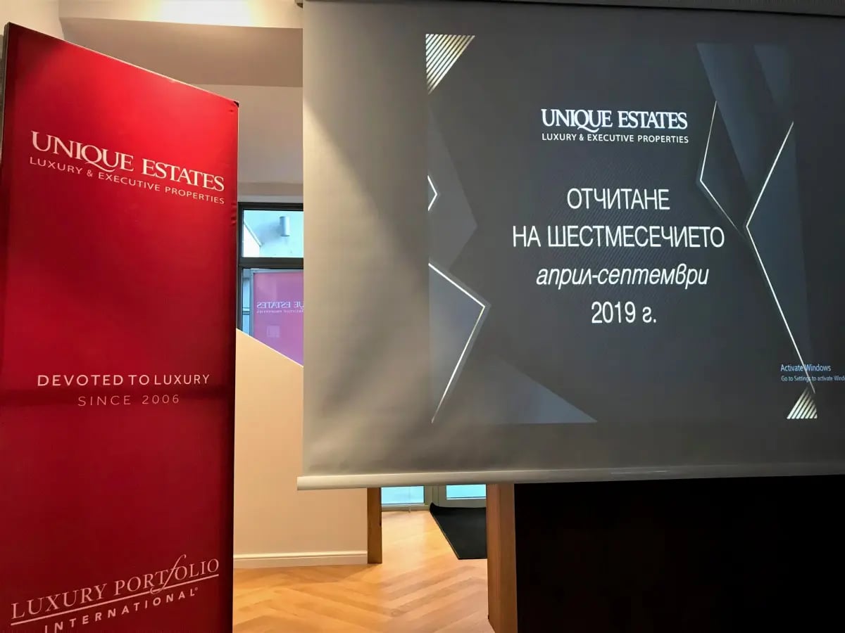 Unique Estates reported its results for the past six months and awarded the team 1