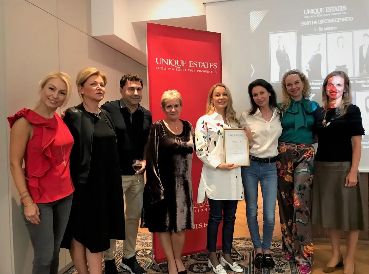 Unique Estates reported its results for the past six months and awarded the team 9