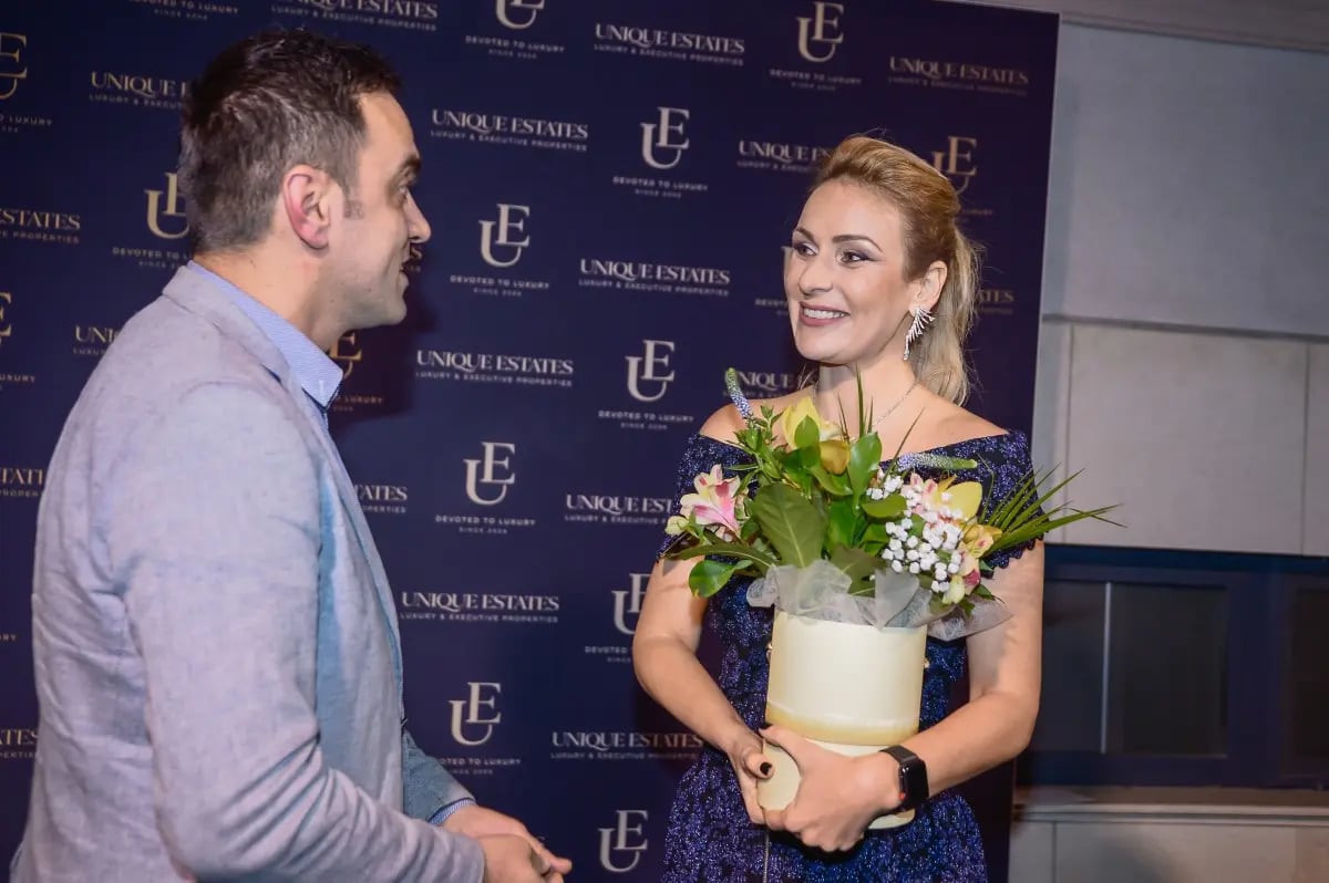 Unique Estates celebrated the opening of its new modern office in the city with a glamorous party 12