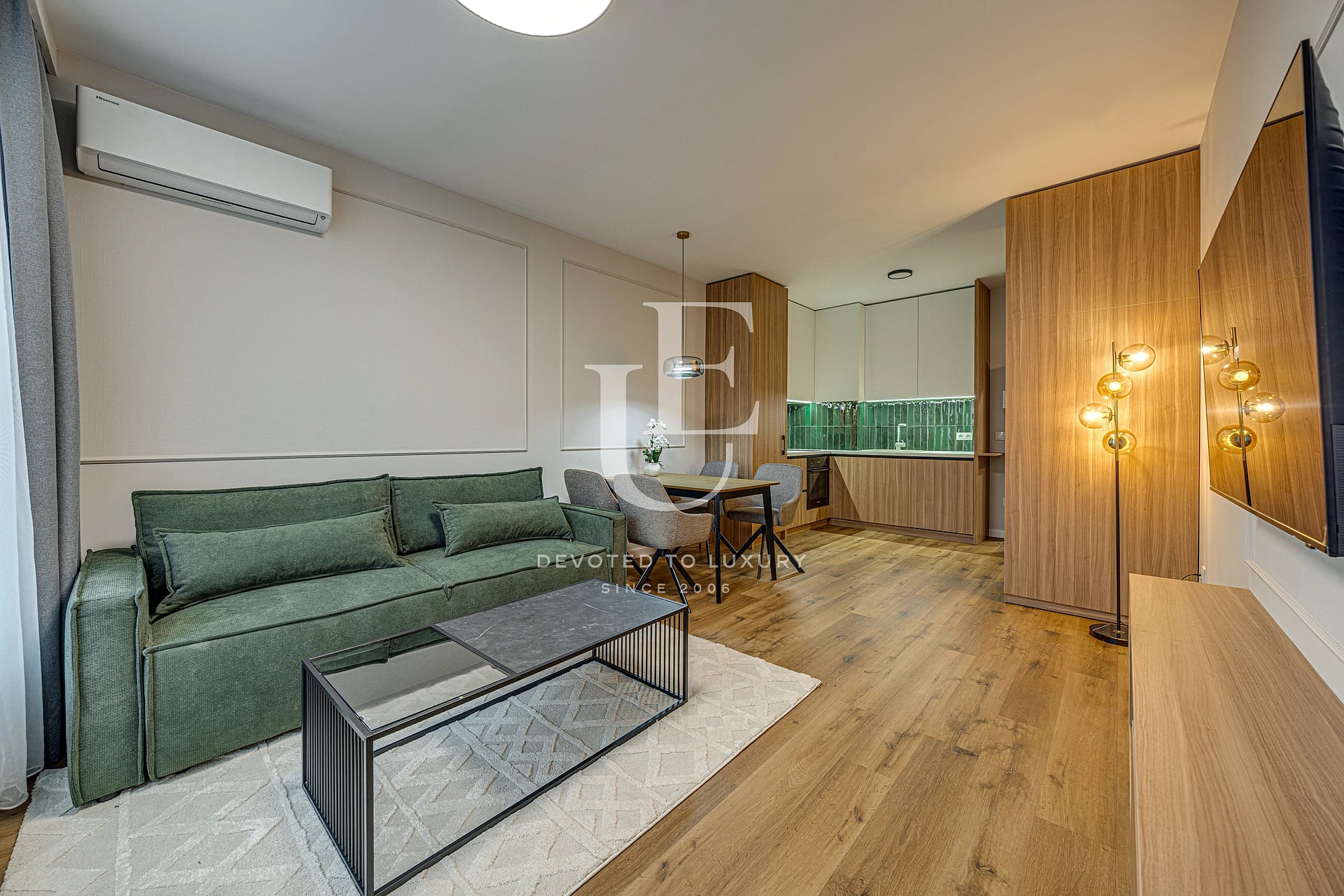 Exclusive Luxury One-Bedroom Apartment for Rent in a Prestigious Gated Complex