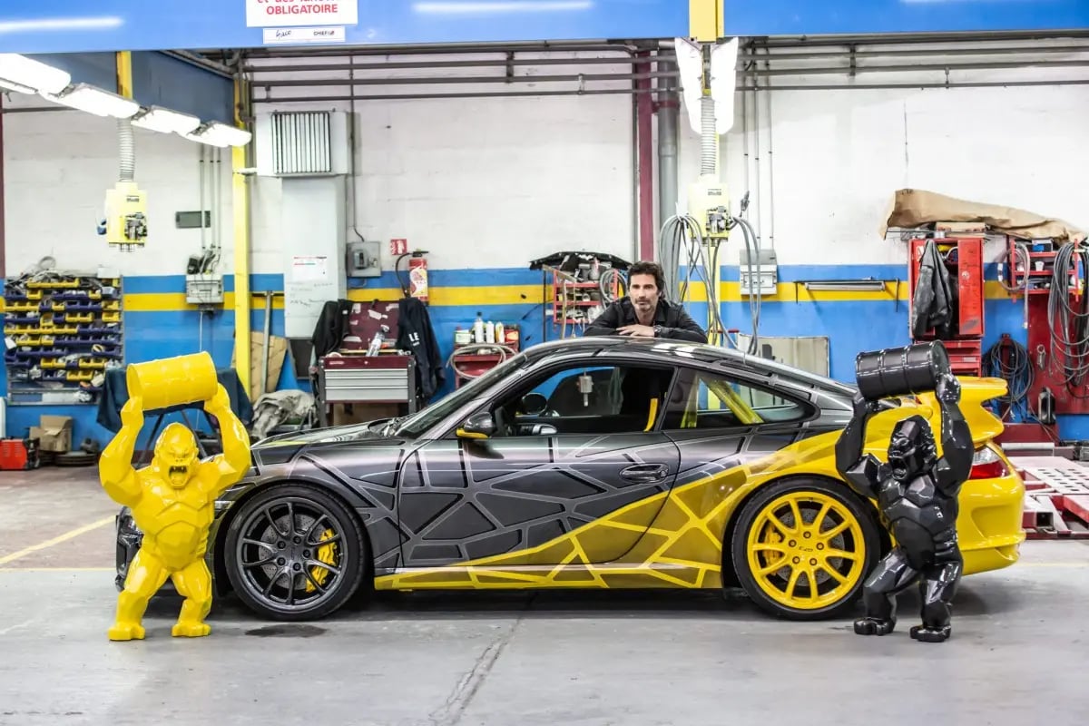 Richard Orlinski and his first project for Porsche 1
