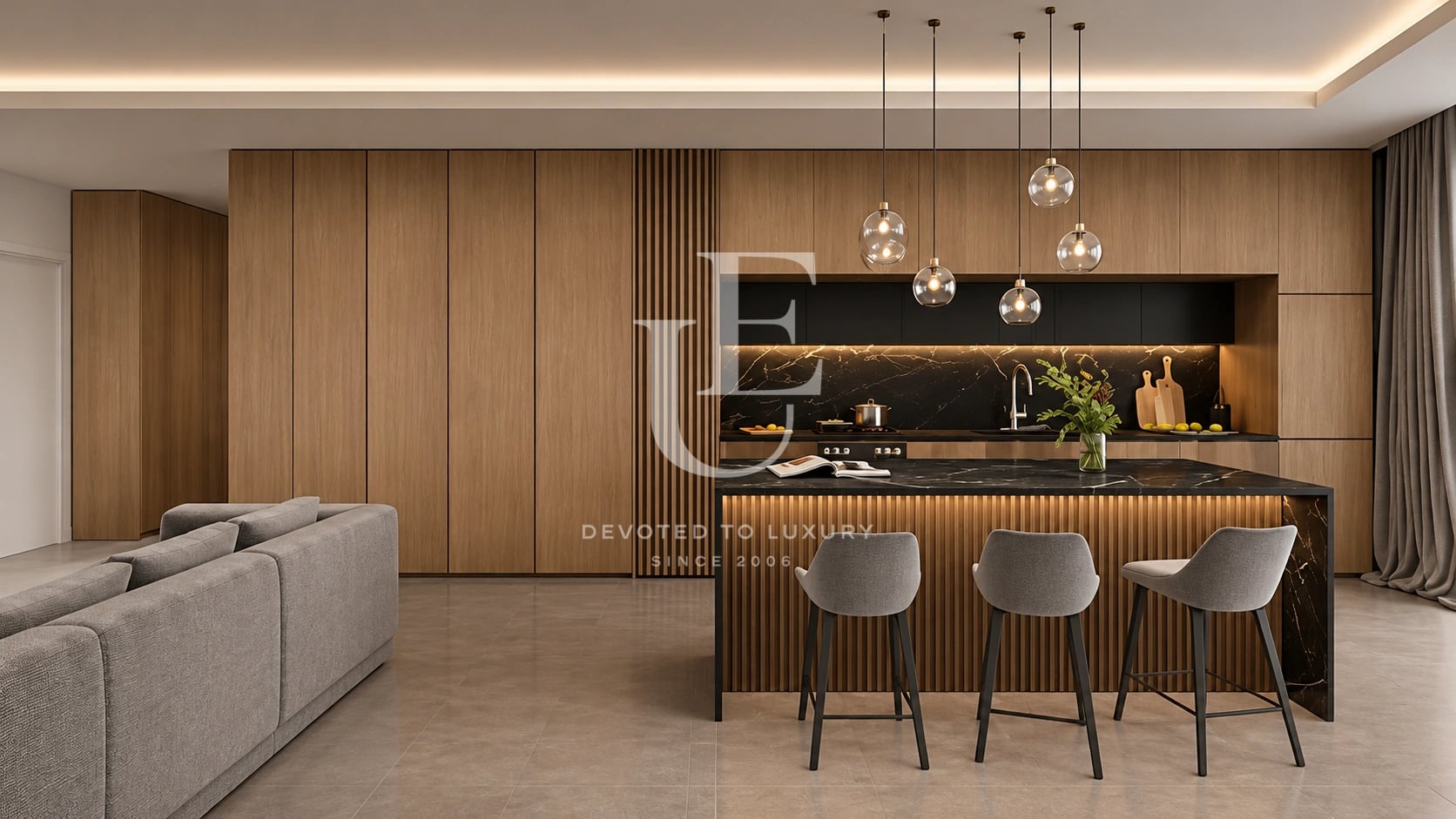 New two-bedroom apartment for sale in a gated complex in Simeonovo district