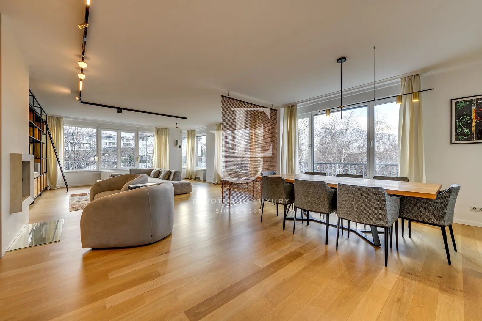 Spacious three-bedroom apartment for rent in a gated complex