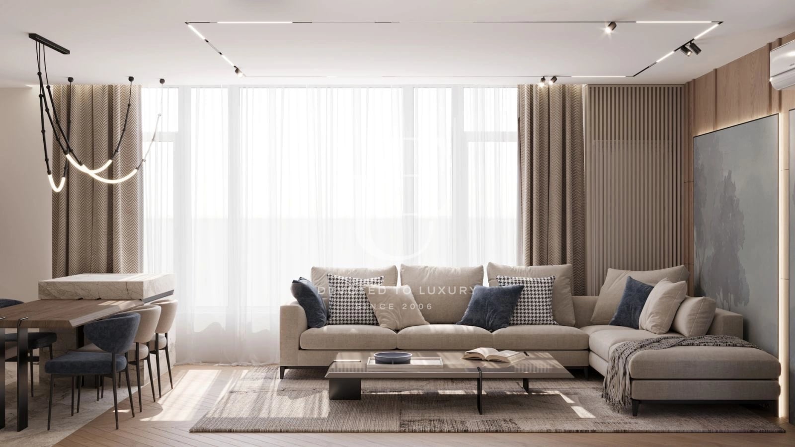 Stylish three-room apartment for sale in a gated complex in Boyana district