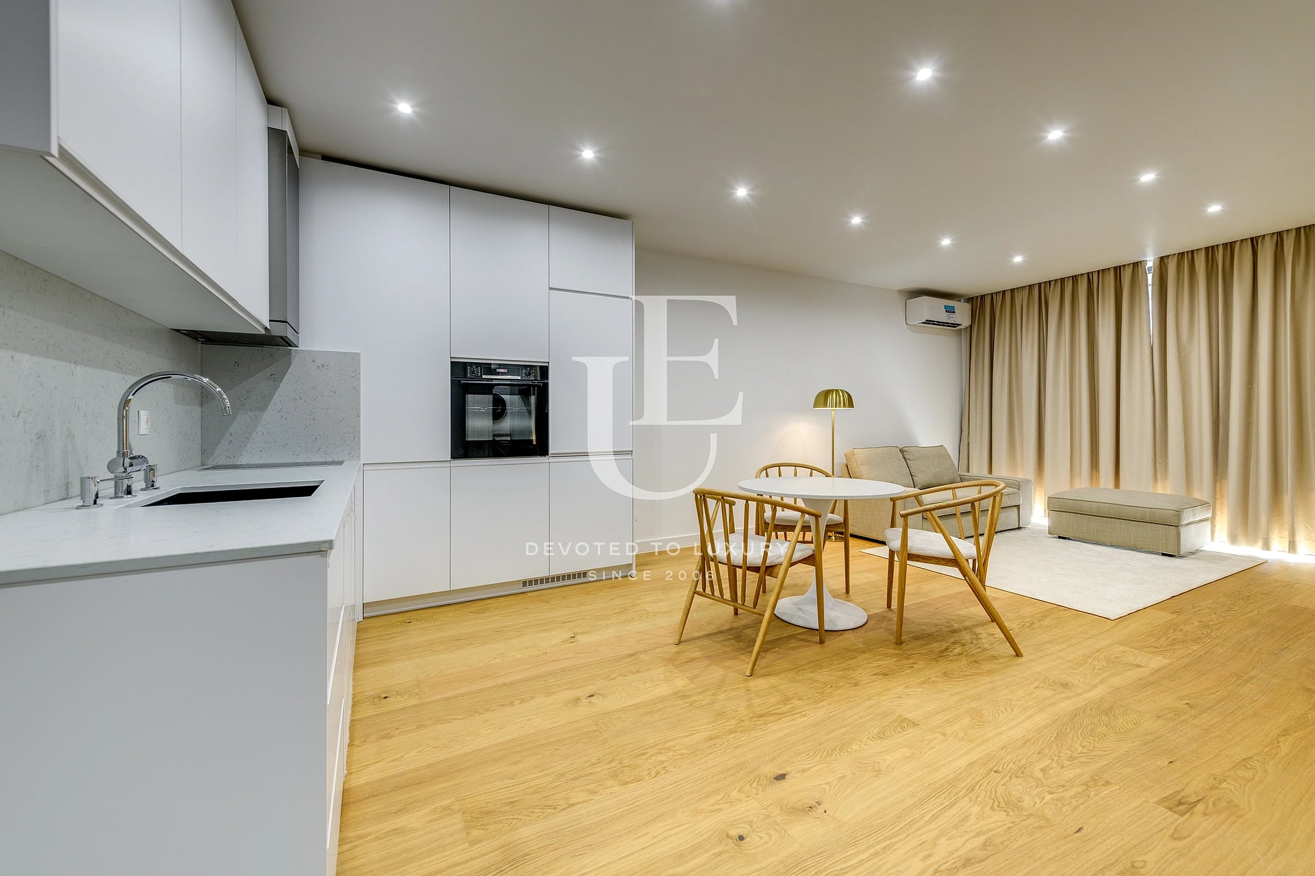 New designer one-bedroom apartment for rent