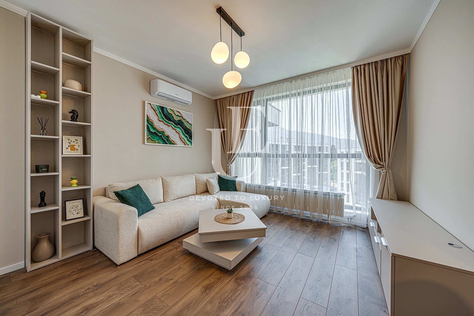 Brand new furnished one bedroom apartment with beautiful views