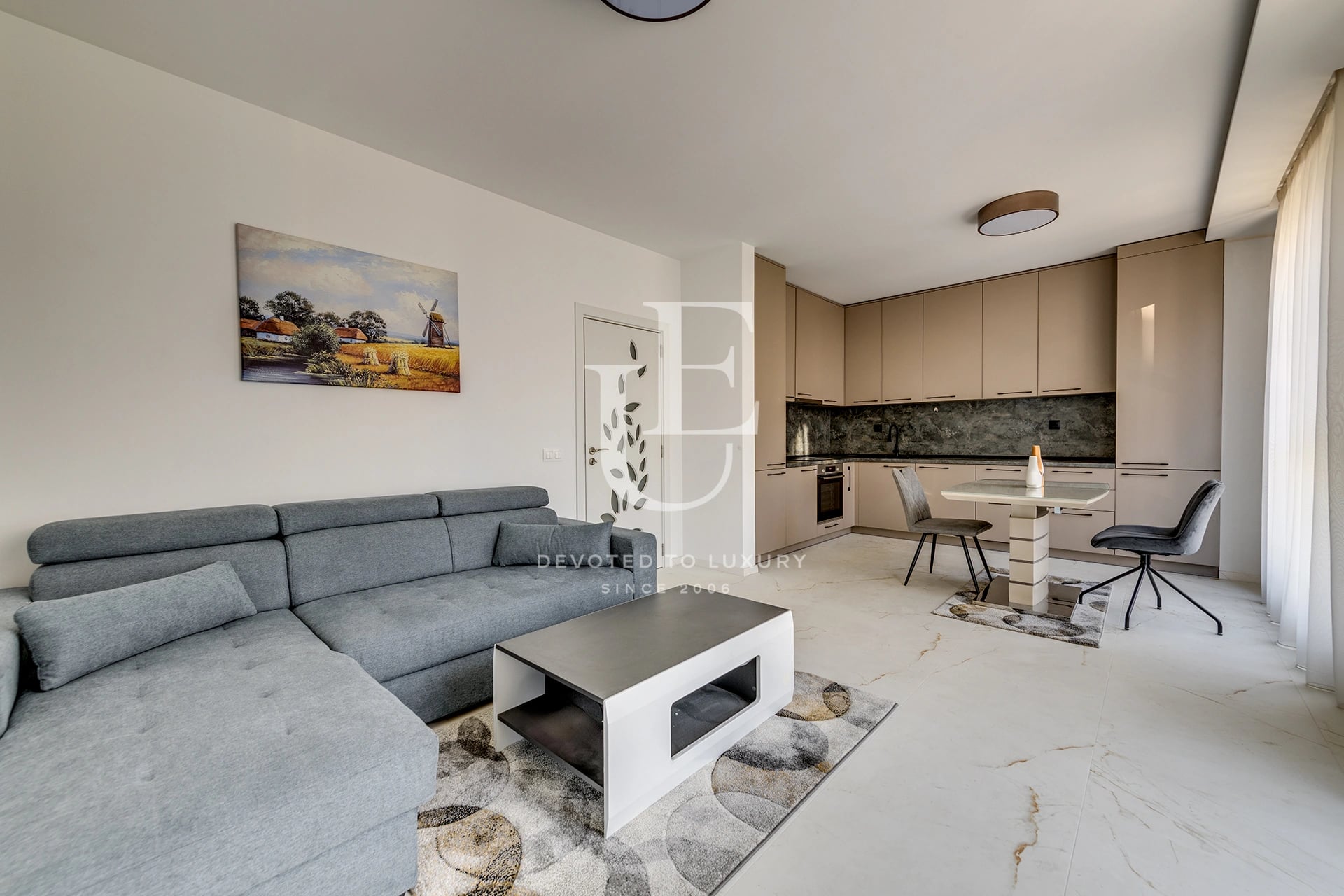 One bedroom apartment for rent in a new building