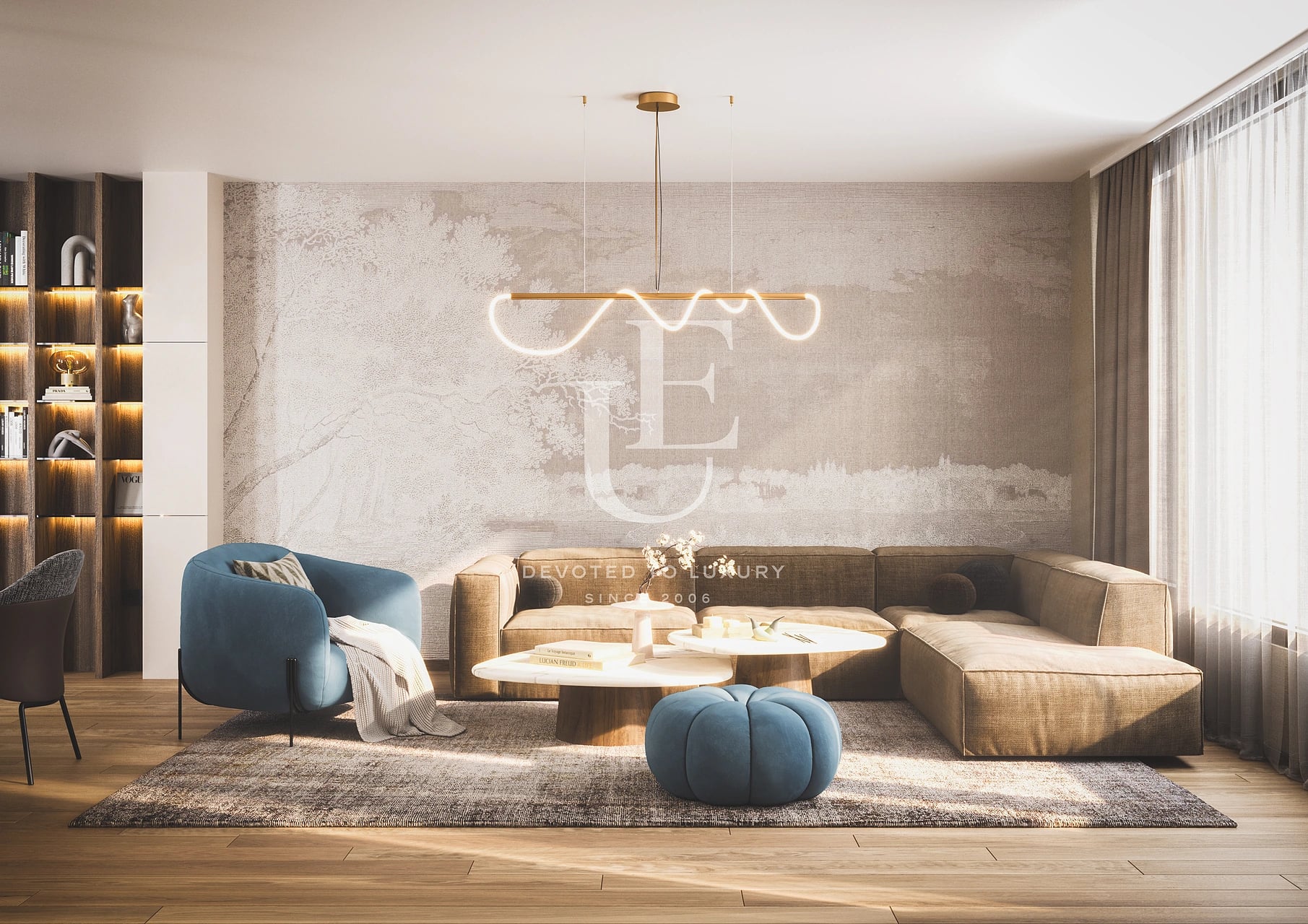 Exceptional Three-Bedroom Residence in Sofia’s First Stepped Green Residential Landmark