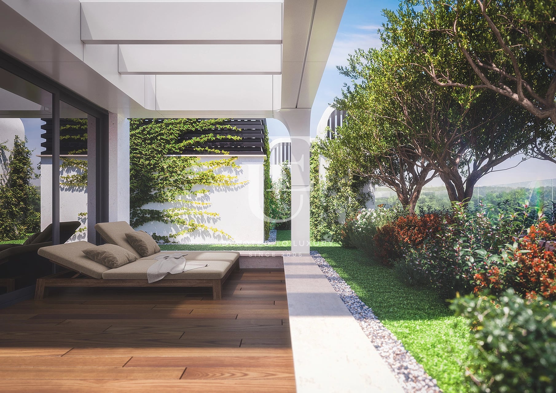 Exceptional Apartment with a Lounge Terrace and Private Garden in an Innovative Green Residential Development in Izgrev
