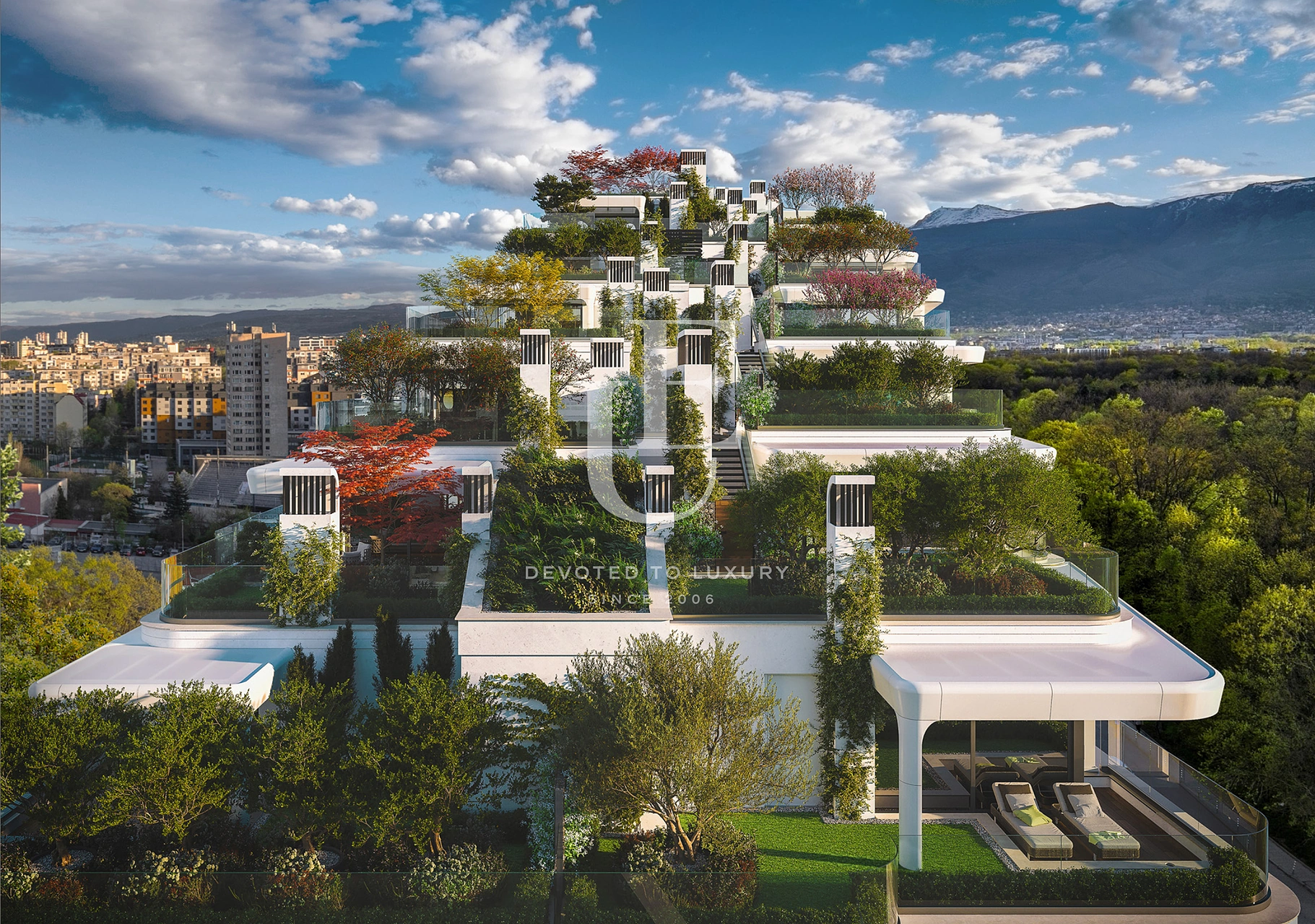 Exceptional Four-Bedroom Residence with Panoramic Views on the Top Floor