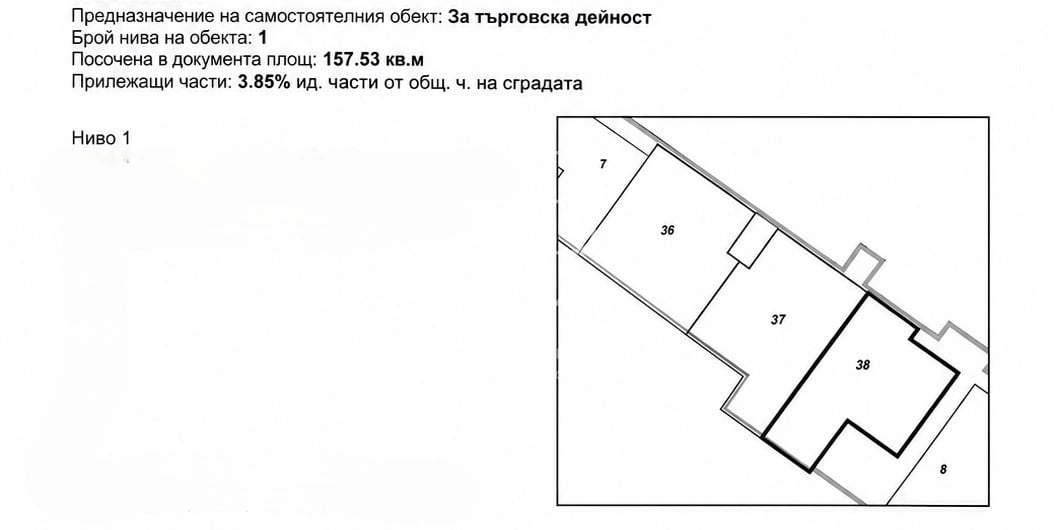Търговско помещение-казино