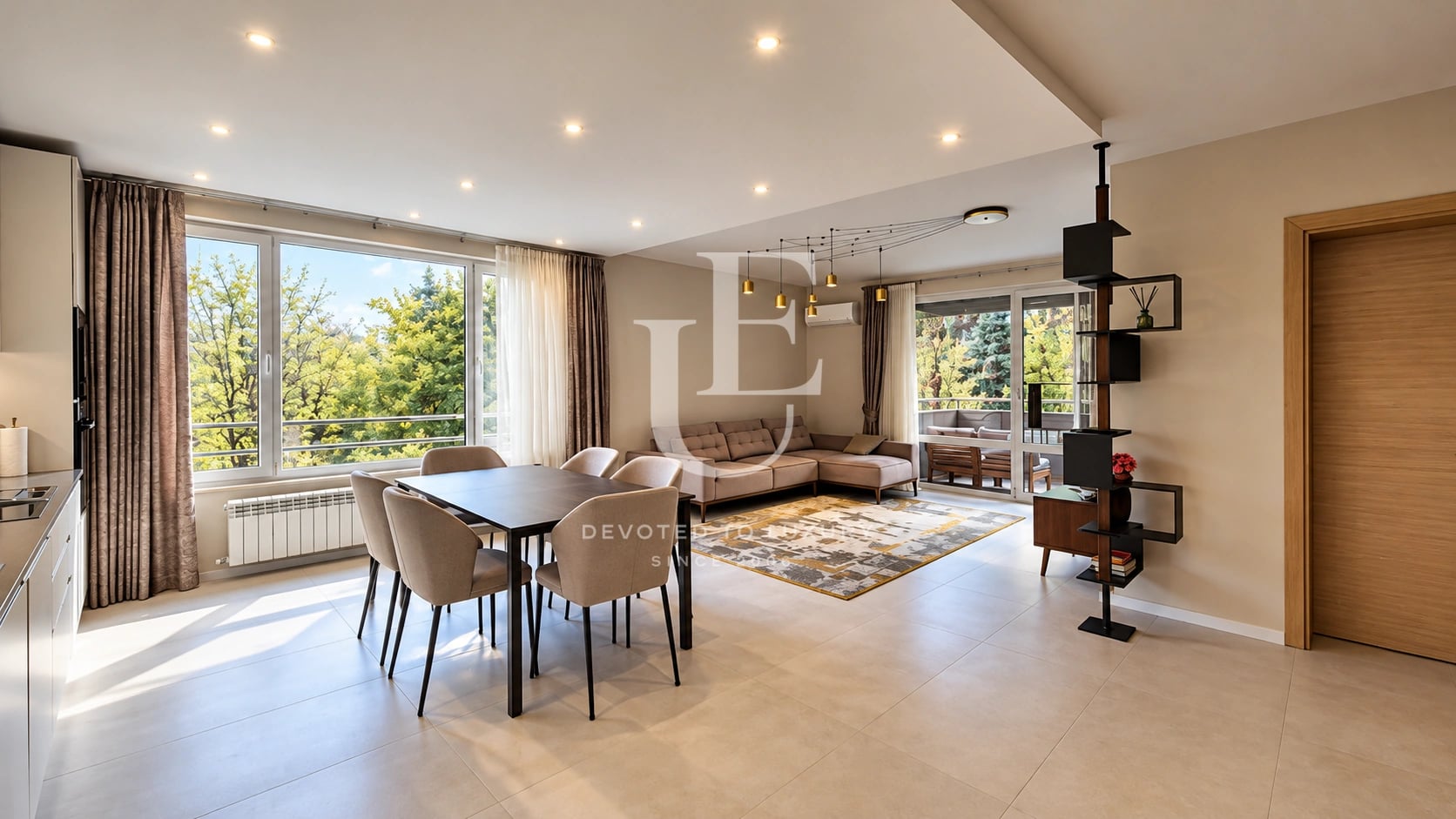 Stylish Two-Bedroom Apartment with a Spacious Terrace and Parking Space in Bankya
